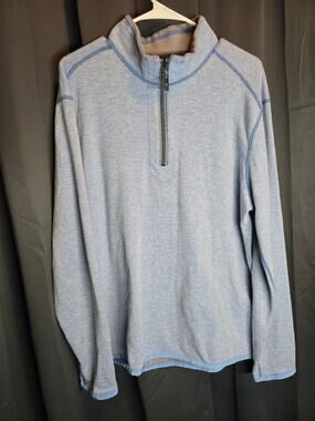 Tommy BAhama Flipsider Reversible Half Zip Pullover Sweater